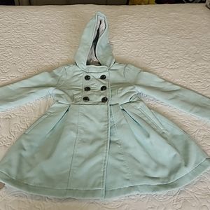 Girls, Cat and Jack, mint green, 6X, peacoat